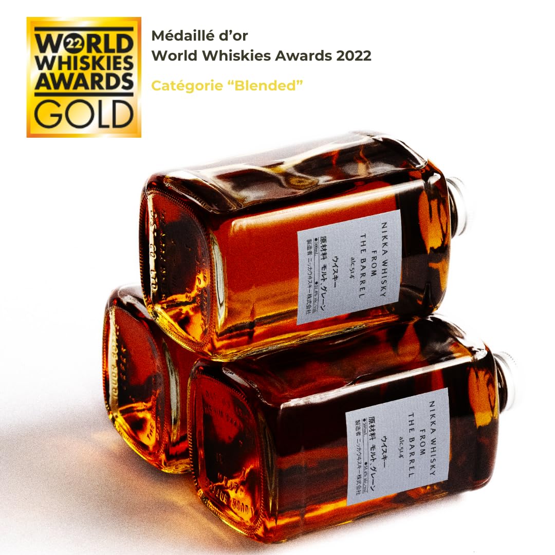 NIKKA - From the Barrel sans étui - Blended Whisky - 51.4 % Alcool - Origine : Japon - Bouteille 500 ml