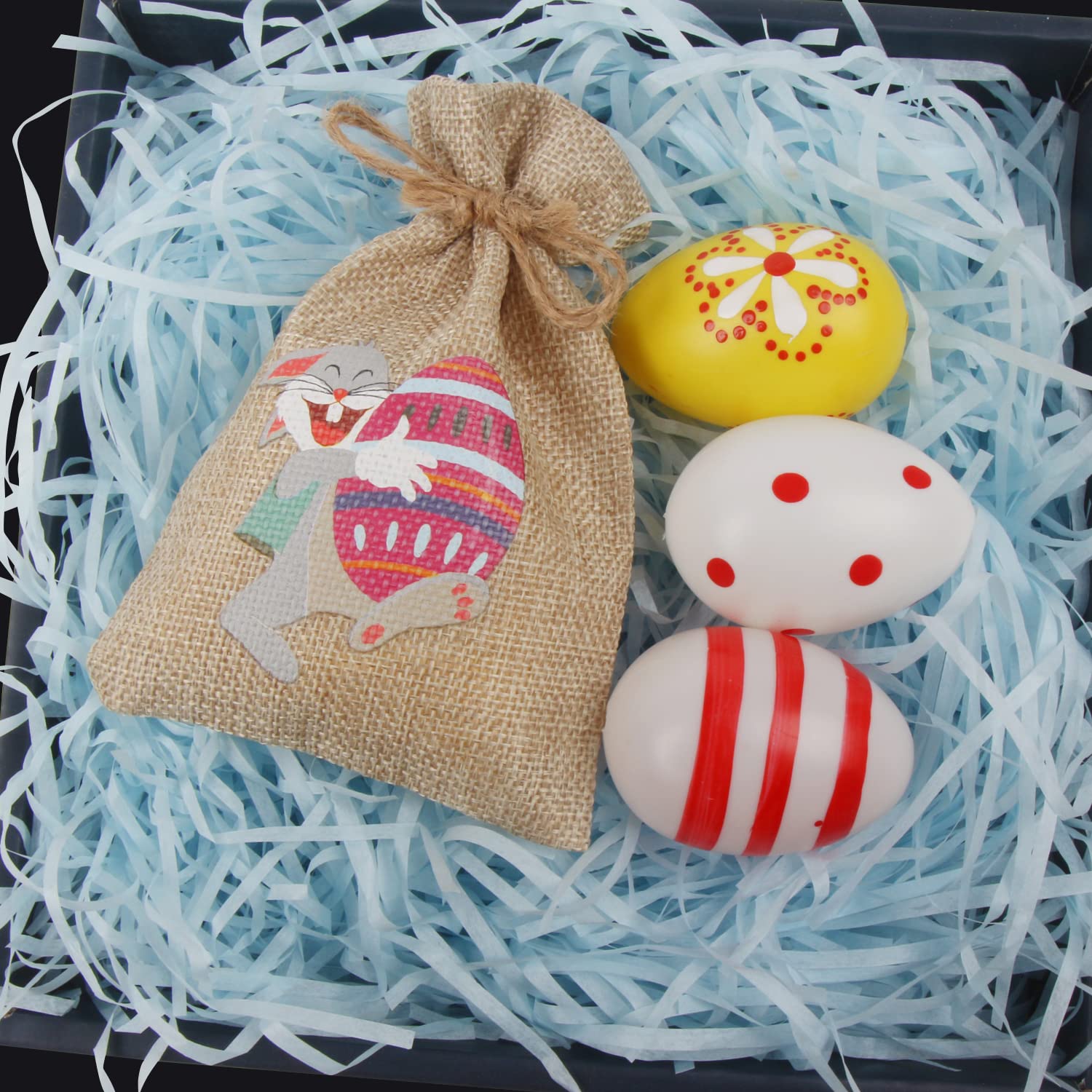 DIYASY Gekräuseltes Papier – 200 G, Gelb, Für Osterkörbe, Geschenkverpackung, Basteln