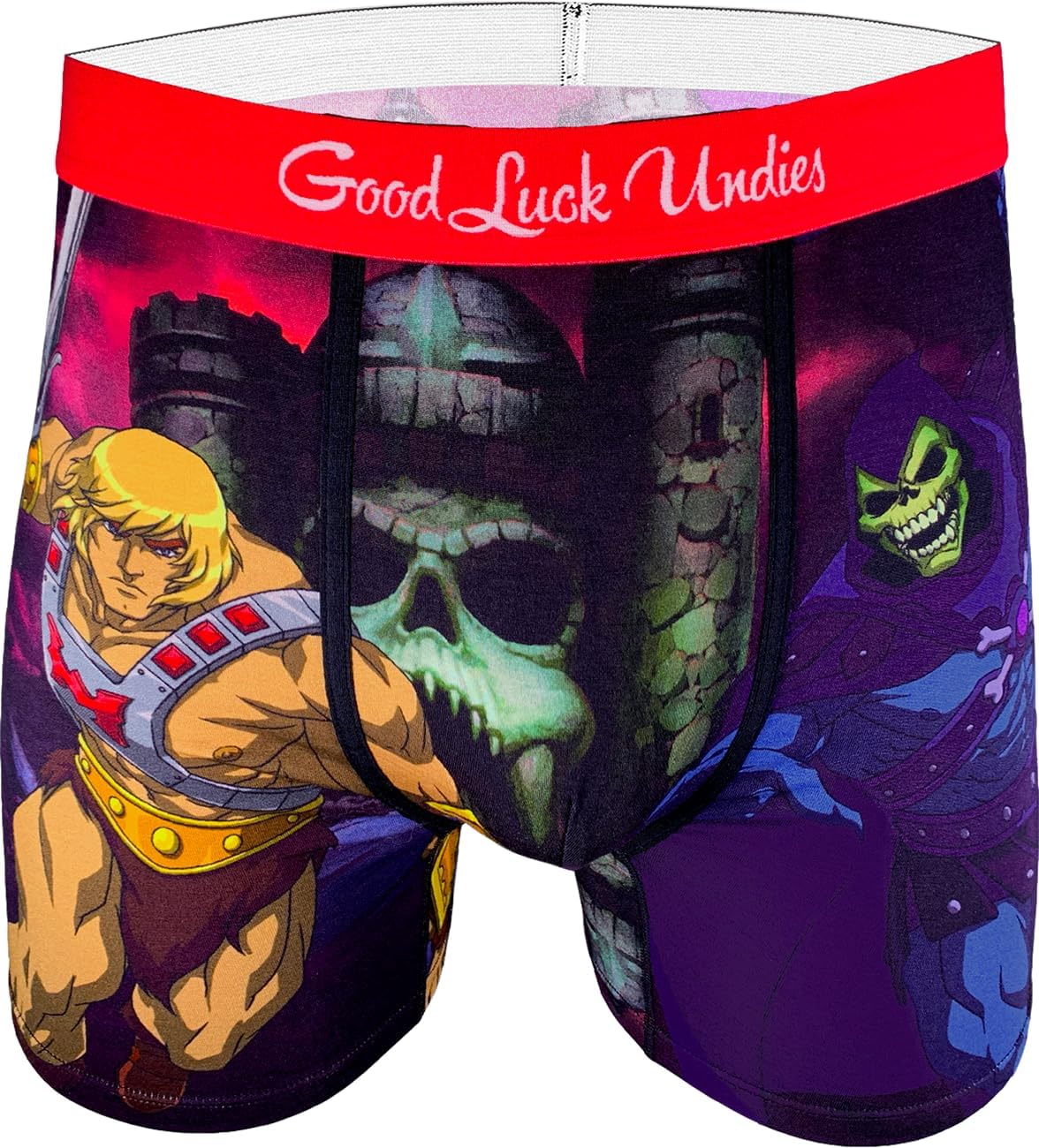 Good Luck Undies Men's Masters of the Universe Boxer Brief Underwear