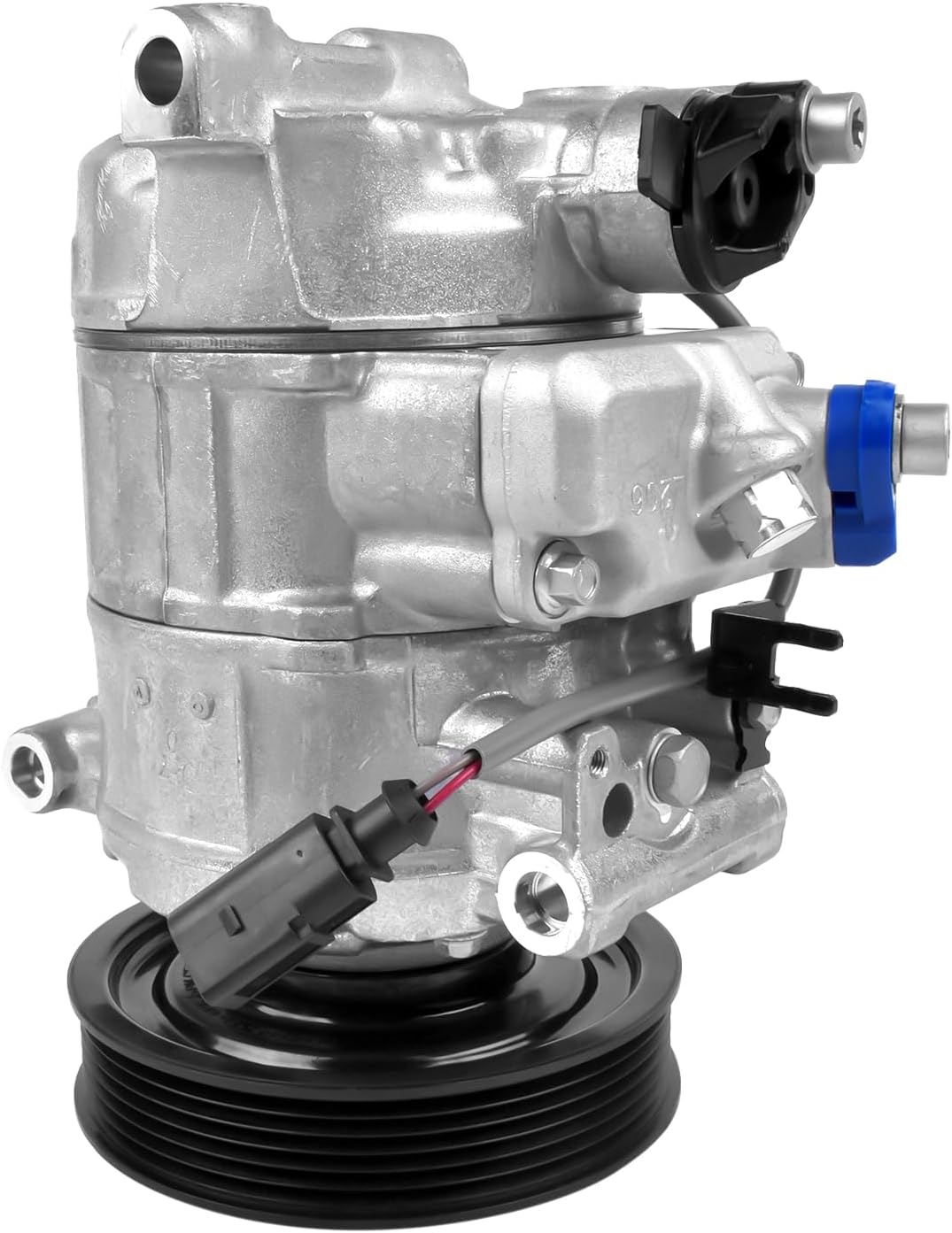 GELUOXI 4F0260805AF AC Compressor w/Clutch Replacement for 2006-2012 Audi A6 Q5 S4 S5 3.0/3.2L Part# 471-1503, 4F0260805AB