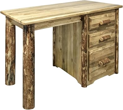 Montana Woodworks Glacier Country Collection Office Desk - Thumbnail 2