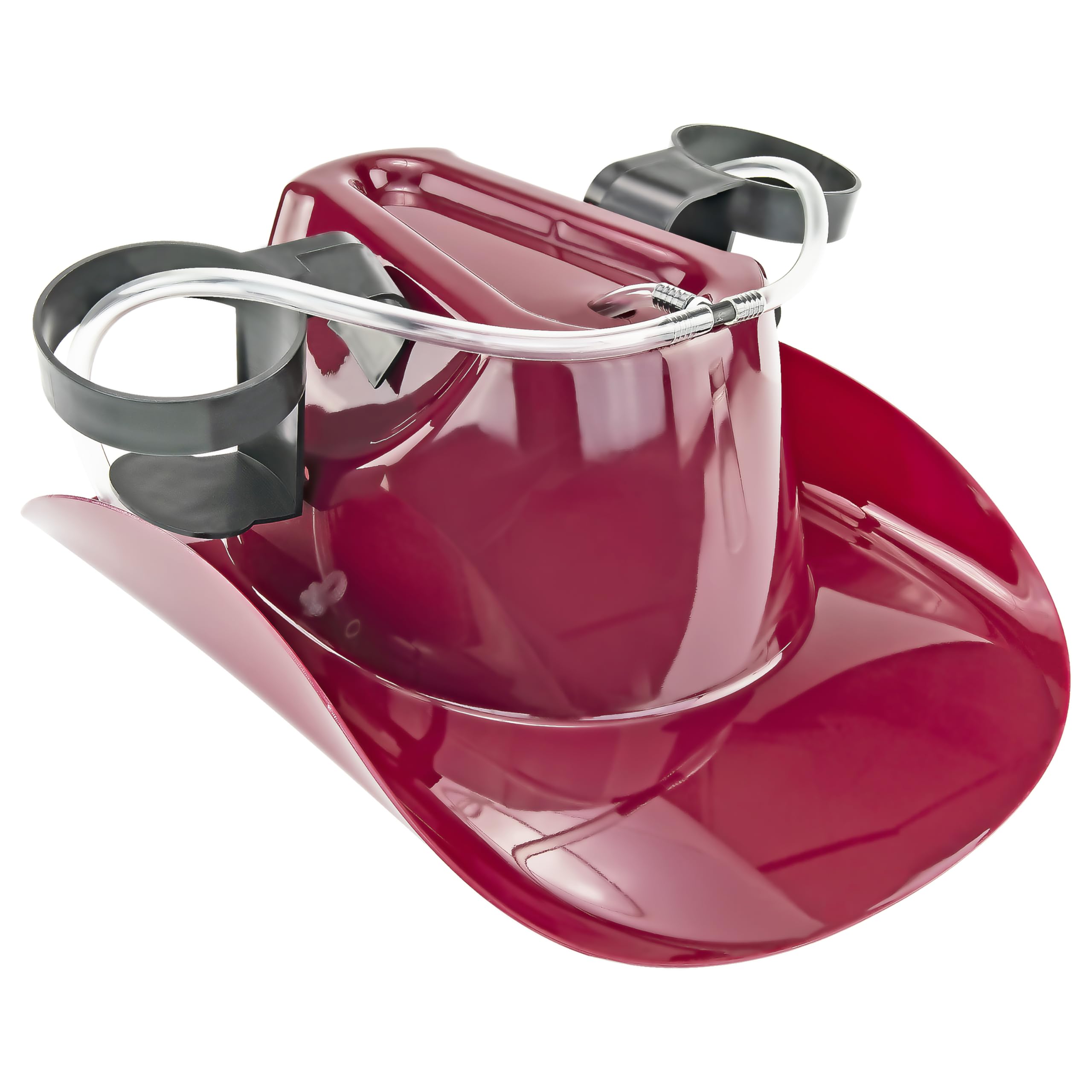 Fairly Odd NoveltiesCowboy Drinking Hat, Red, Medium - Sip in Style at Parties, Rodeos & Tailgates - YEEHAW, Your Ultimate Party Companion!