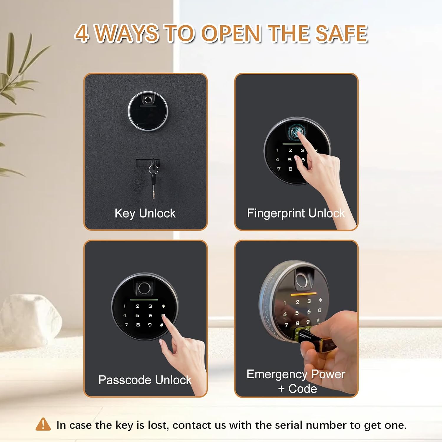 2.0 Cu.Ft Large Home Safe,with Fireproof Waterproof Bag, Heavy Duty Fingerprint Security Safe, Built-In Drawer and Removable Shelf for Storing Valuables
