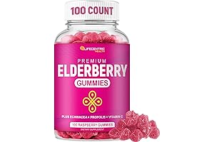 LifeCentric Elderberry Gummies with Vitamin C, Propolis & Echinacea