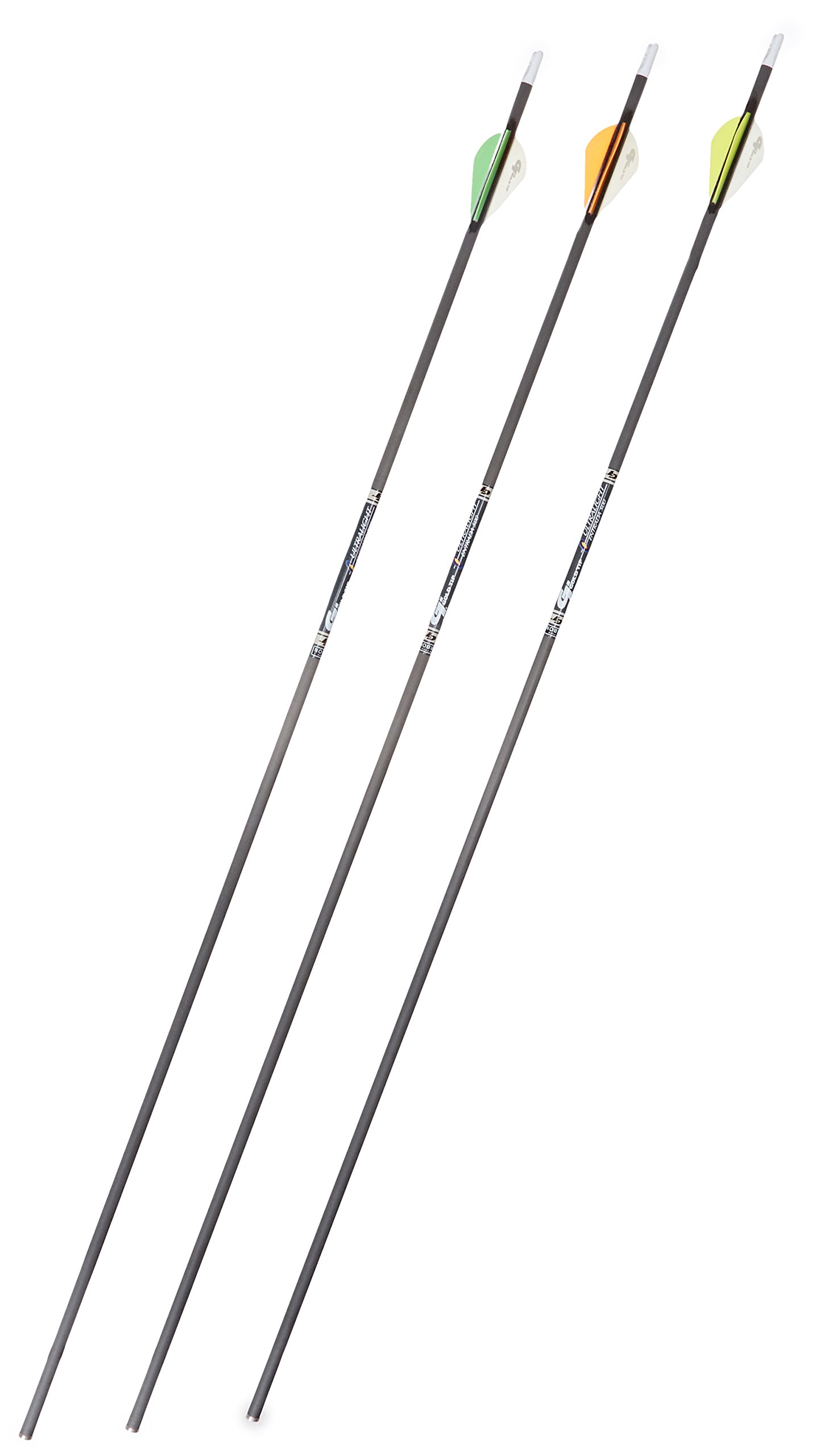 Gold Tip Ultralight Entrada 500 Arrows with 2-Inch HP Vanes (72 Count)