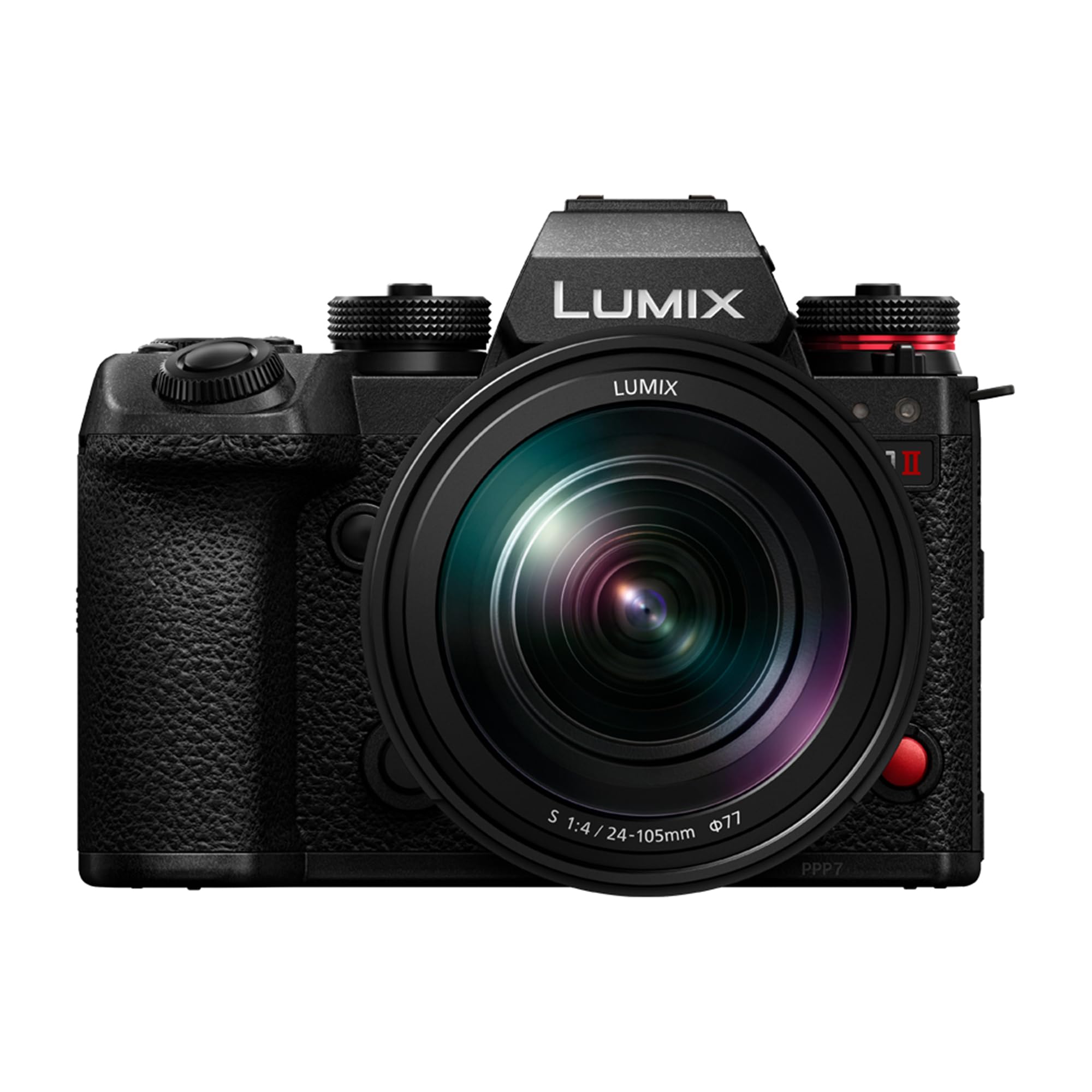Panasonic Unisex Black Lumix S1ii Mirrorless Camera W/ Lumix 24-105Mm F4 Macro Ois Lens In