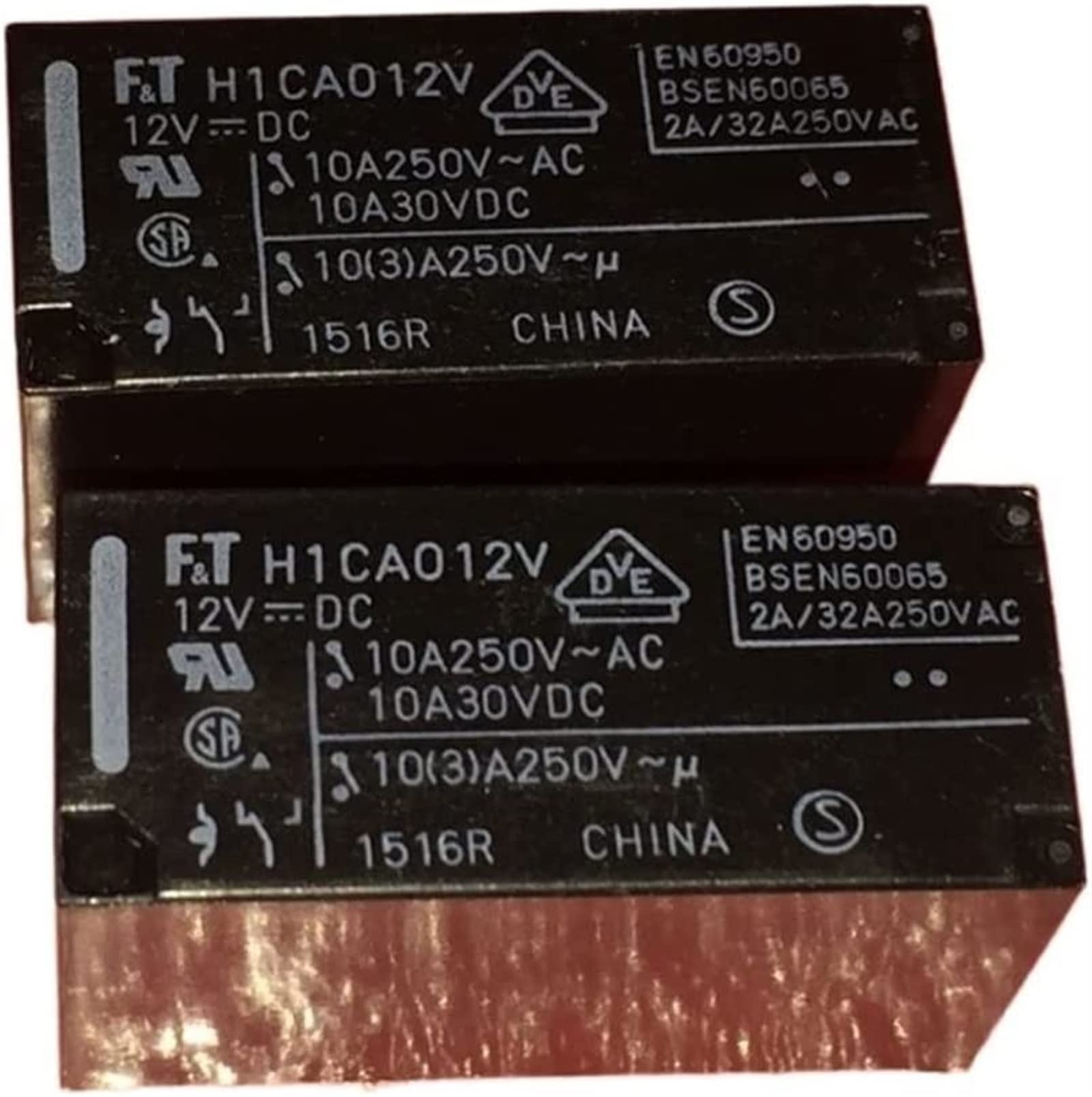 Aerbnyeqp One Color Relay 10Pcs 10A 5Pin H1ca012v Can Replace G2r-1-12Vdc