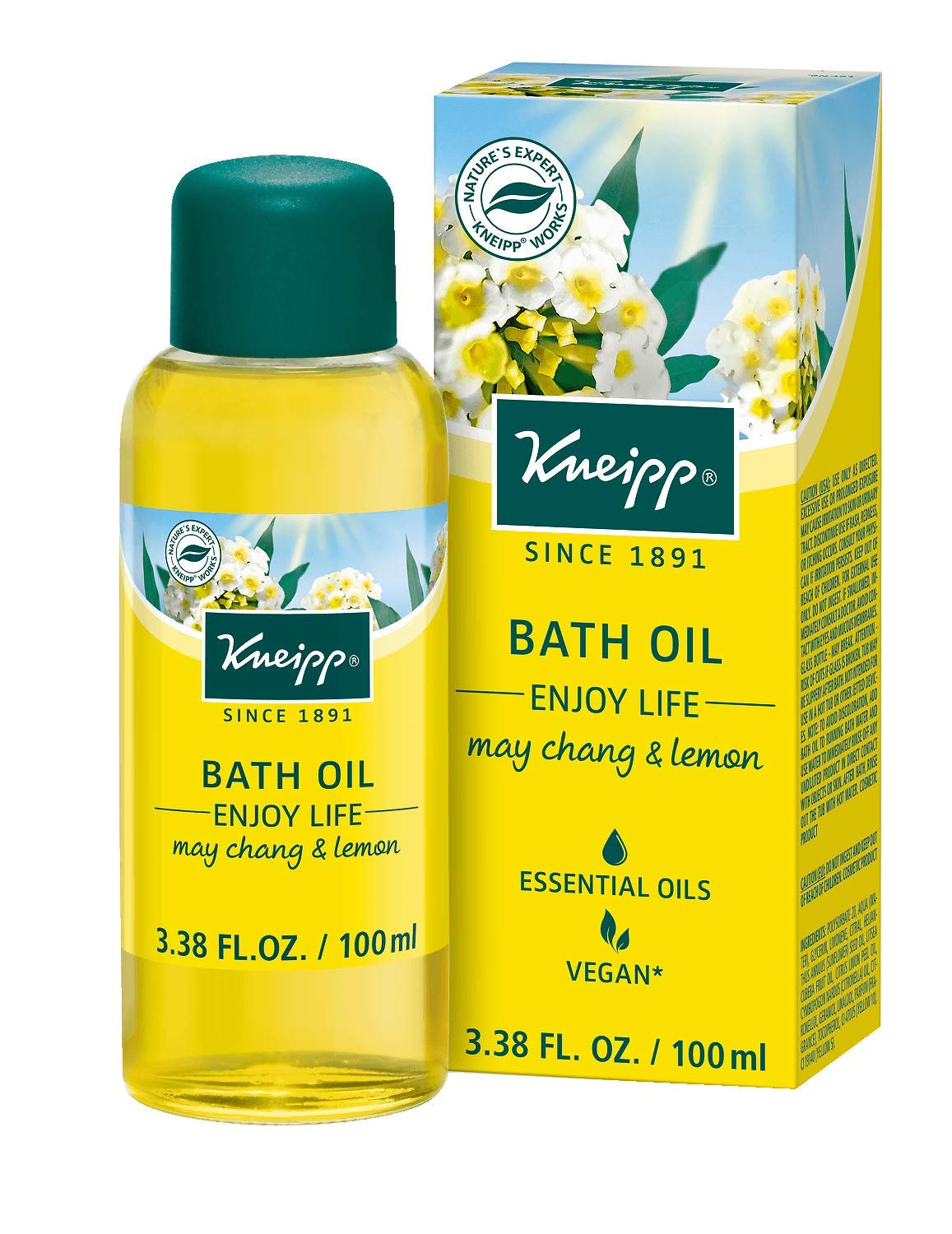 Kneipp Herbal Bath, Enjoy Life, May Chang & Lemon, 3.38 fl. oz. : Beauty & Personal Care