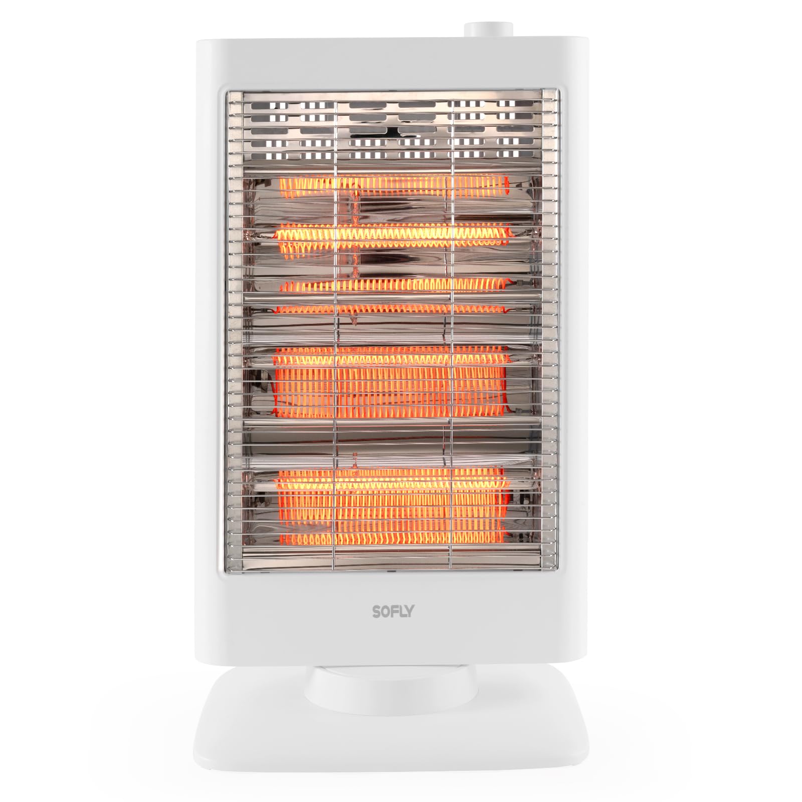 Amazon | Sofly カーボンヒーター 電気ストーブ 3灯 自動首振り 900W