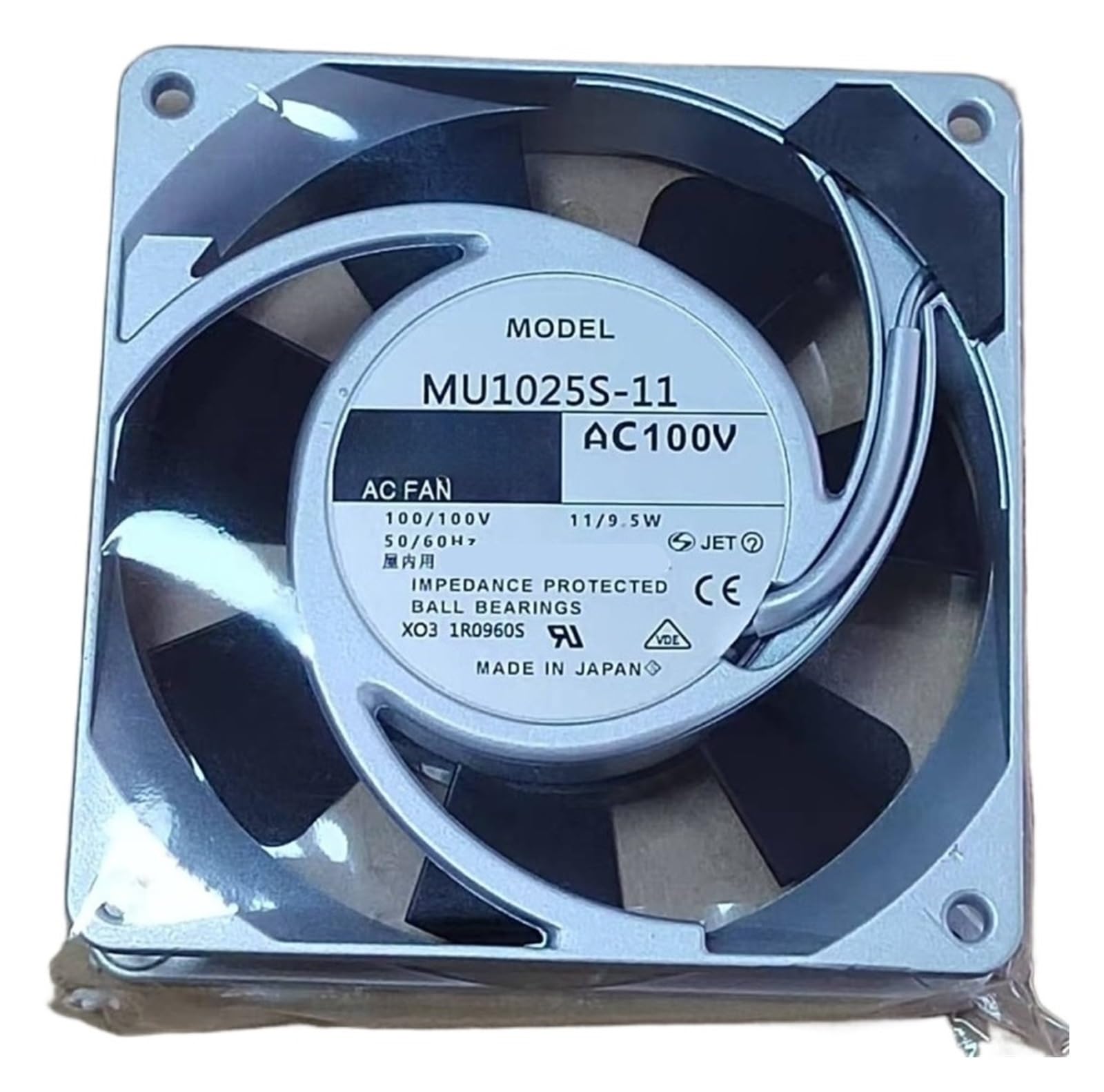 Ventilateur de refroidissement MU1025S-11 silencieux de 100V pour dissiper la chaleur en continu