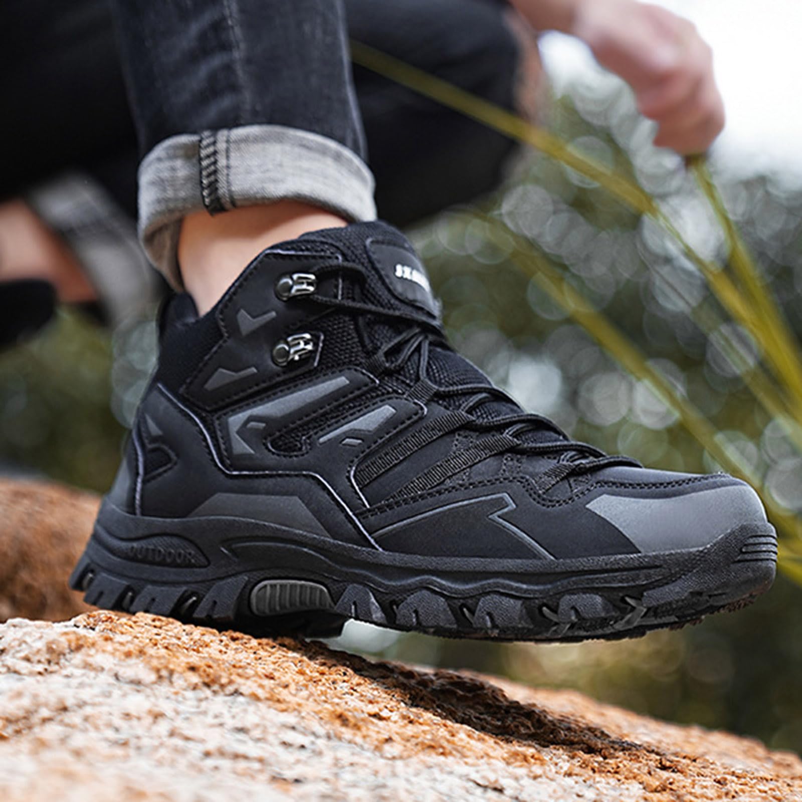Generisch Scarpe da ginnastica da donna, scarpe da ginnastica, da uomo e da donna, scarpe da trekking alte alla caviglia, scarpe da trekking e fitness, scarpe da ginnastica da donna