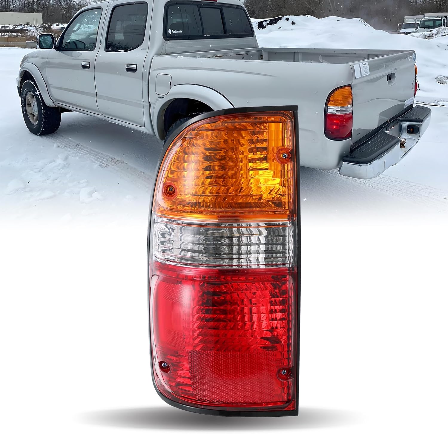 Tail Lights Assembly Compatible with 2001-2004 Toyota Tacoma 01-04 Tacoma Rear Taillight Assembly, Replace for 2800139 8156004060 8155004060 (Right, Passenger Side)