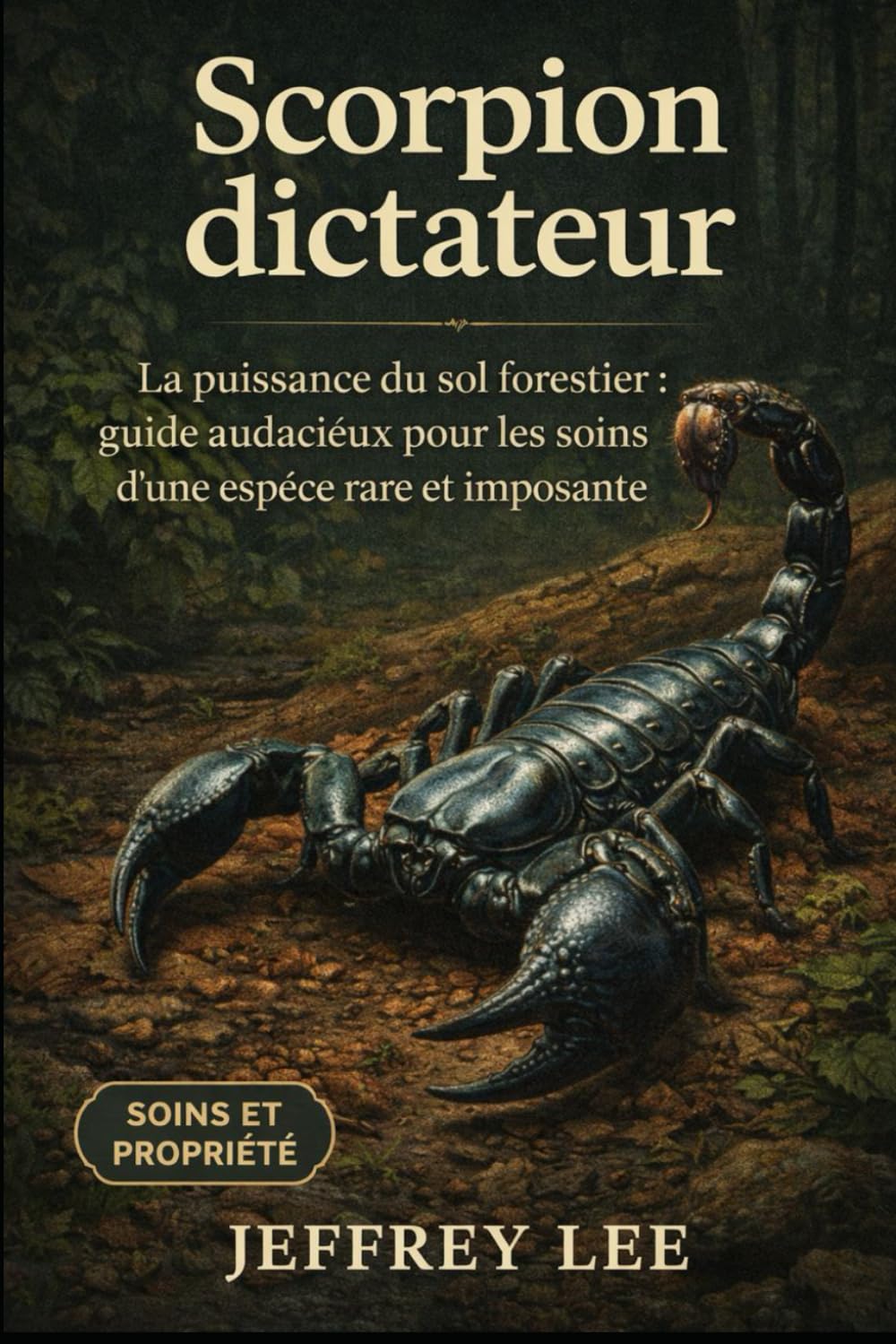 SCORPION DICTATEUR: La puissance du sol forestier : guide audacieux pour les soins d’une espèce rare et imposante