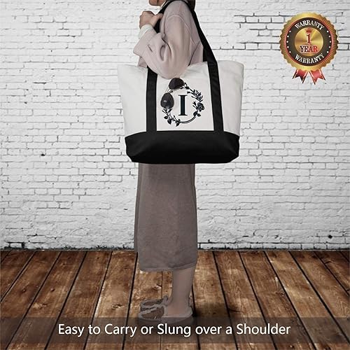 Miniatura 2 de TOPDesign Bolsa de comestibles reutilizable de lona bordada