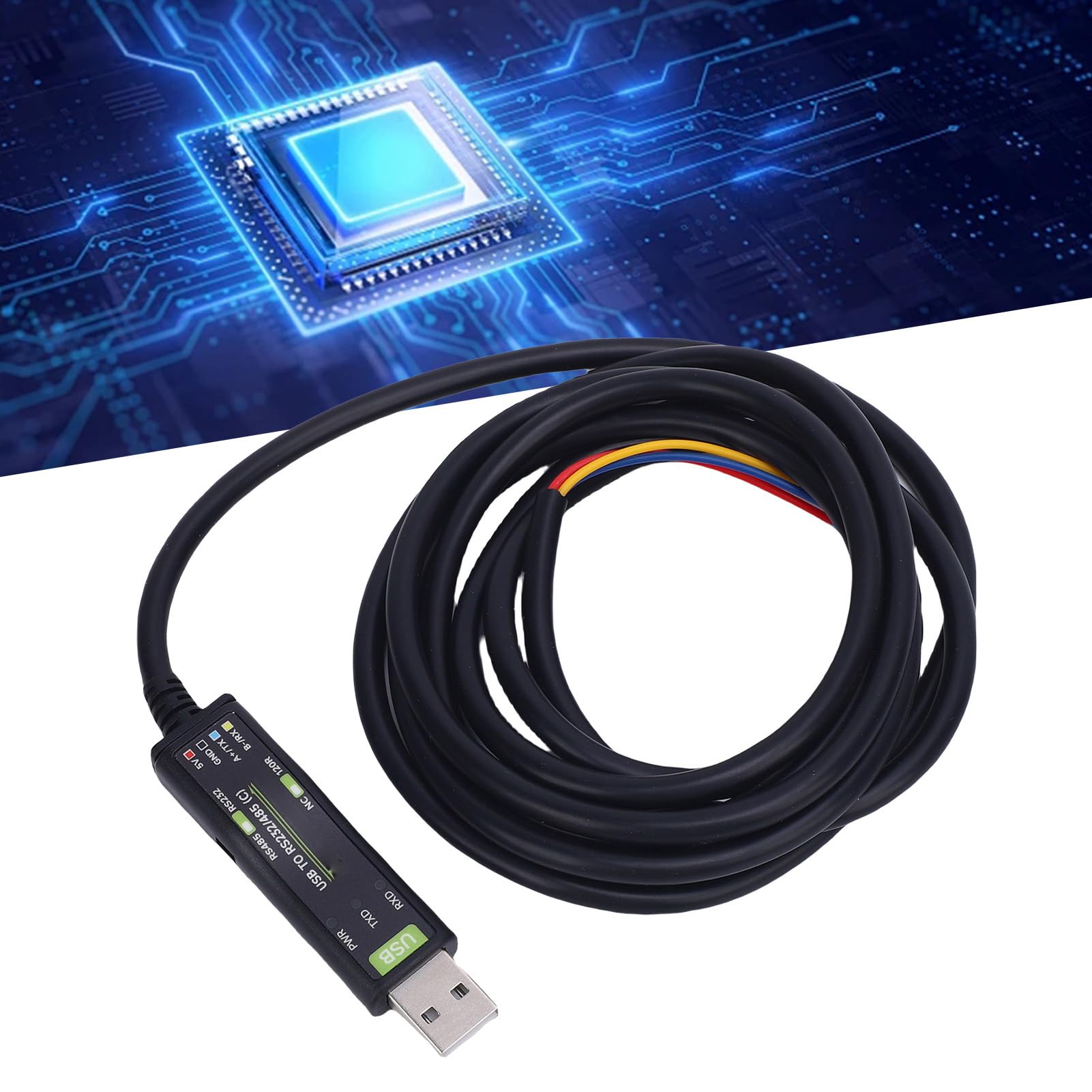 Sorandy Cable Adaptador USB a RS232 RS485, 2 Metros