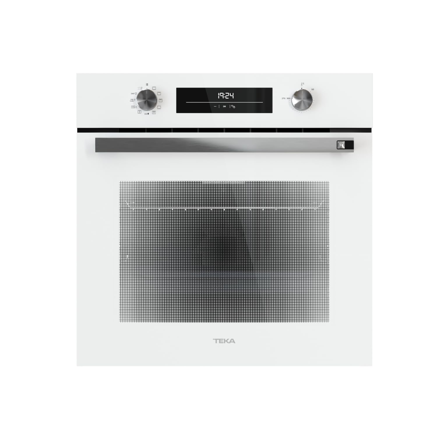 TEKA Horno Multifunción Pirolítico 60cm, 8 Funciones de Cocción, Sistema ThermoSeal, Autolimpieza Pirólisis y HydroClean, Display LED, Modelo NEO HSB 6250 P WH