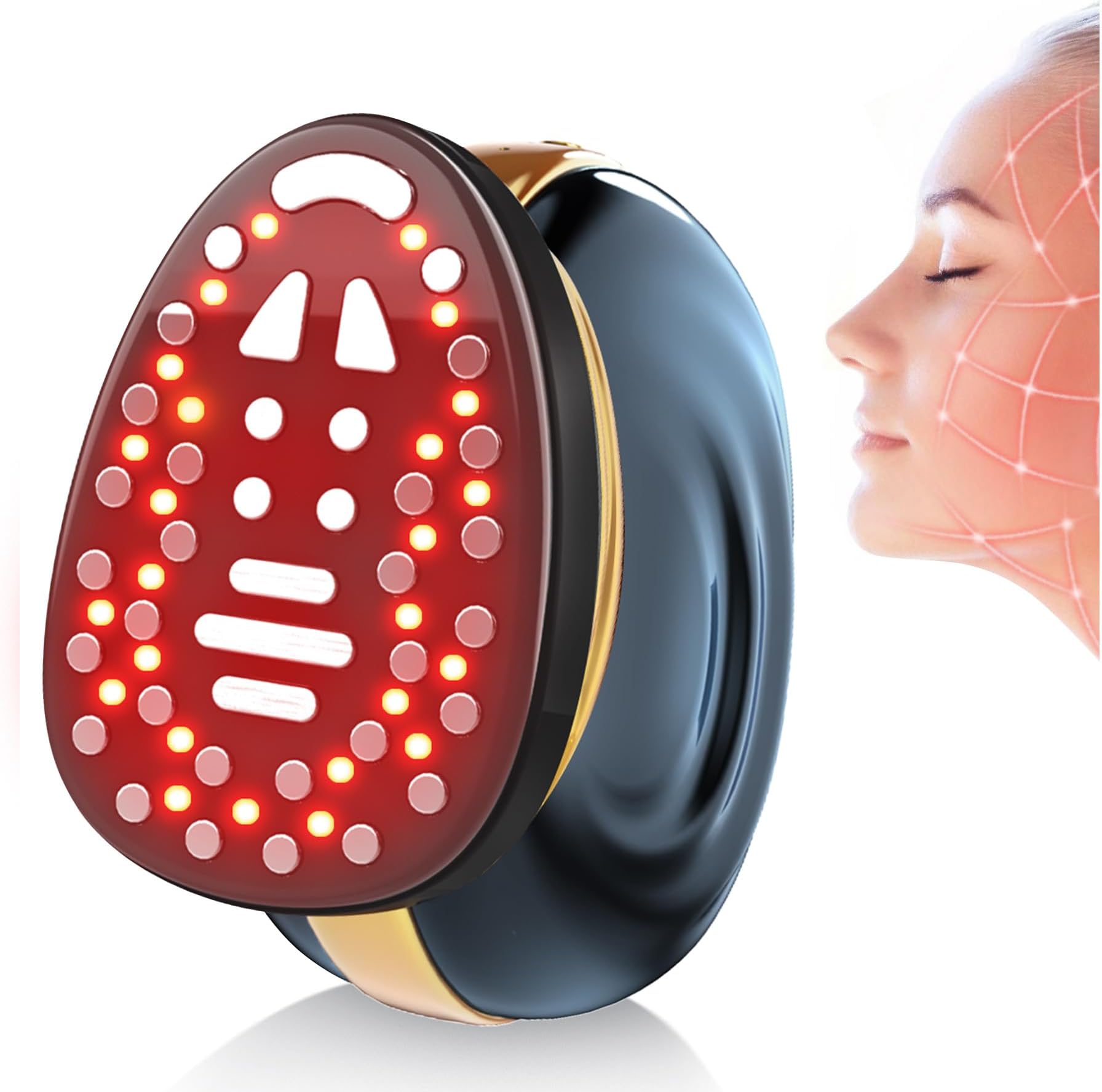 Microcurrent Multifunctional Facial Device, Smart Photon Micro-Current Device...