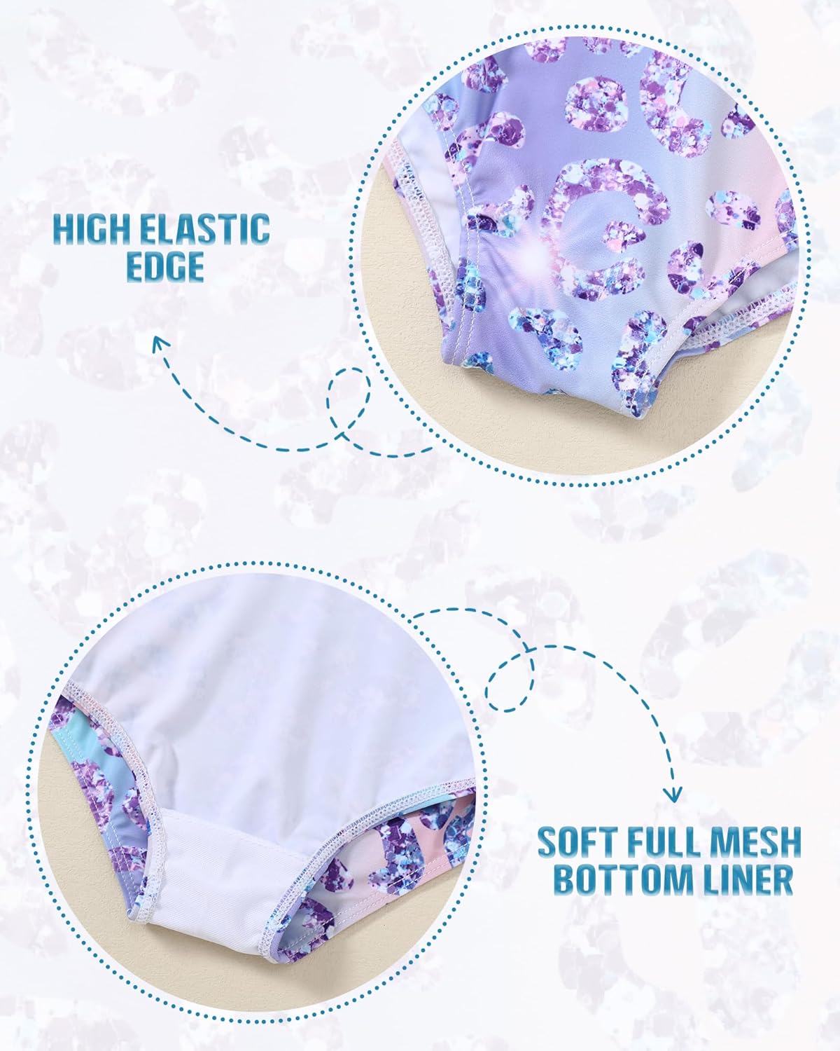 Girls Swimsuit One Piece Bathing Suit Quick Dry Beach Swimwear Cute Cross Shoulder Strap Swimming Suits 2-10 Years - Image 5