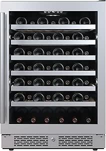 Avallon AWC242SZRH 24 Inch Wide 53 Bottle Capacity Single Zone Wine Cooler with Right Swing Door