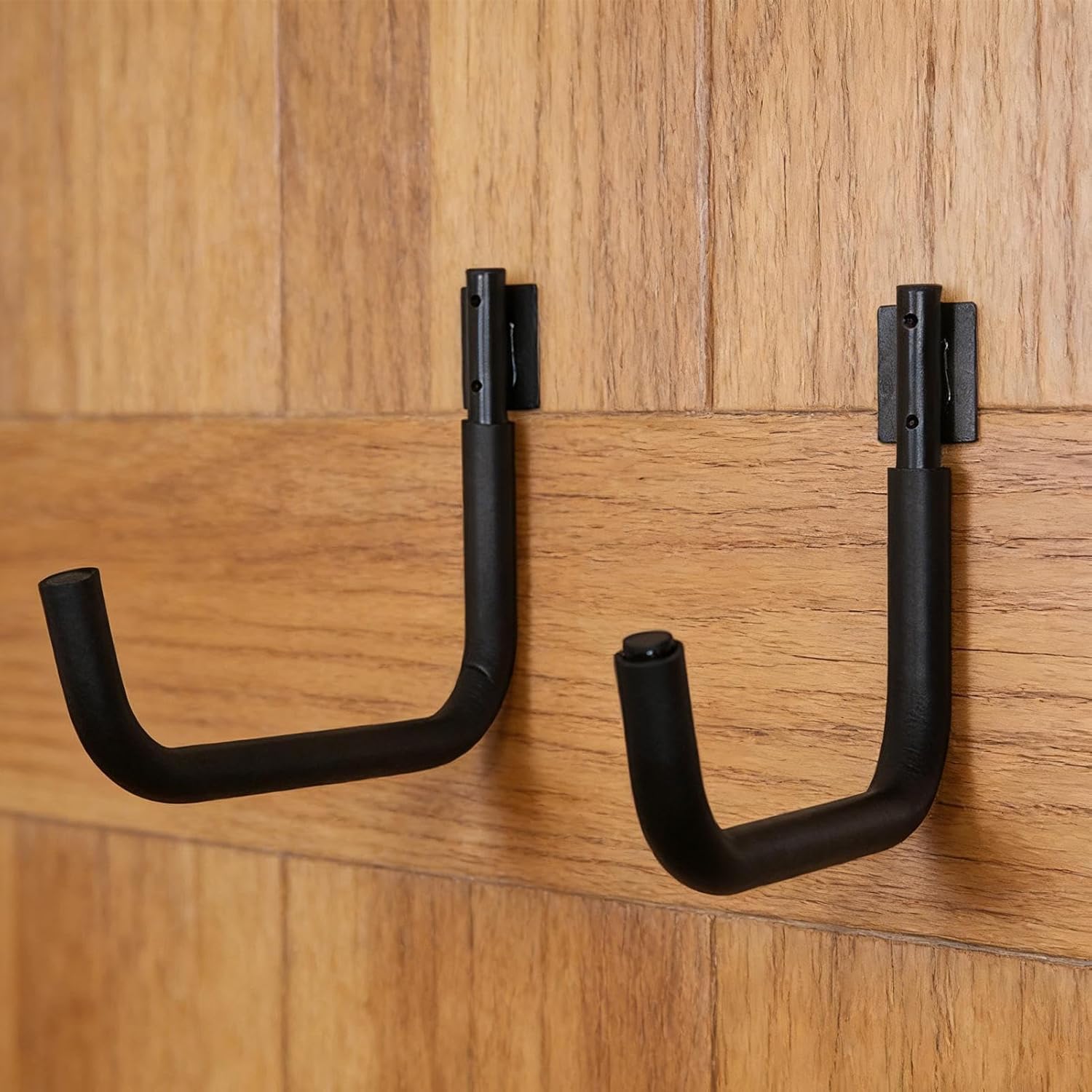 Wall Mount - Steel Kayak Storage Rack, Heavy Duty Surfboard Holder Bracket with Foam Padded Arm Support System, Space Saving Vertical Display Function, Ideal for Garage Living Room Dorm Paddleboard Ca