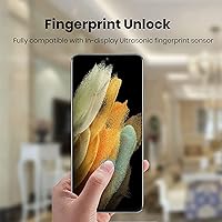 Vista 4 de Macosen - Protector de pantalla para Samsung Galaxy S21 Ultra 5G (2 unidades)