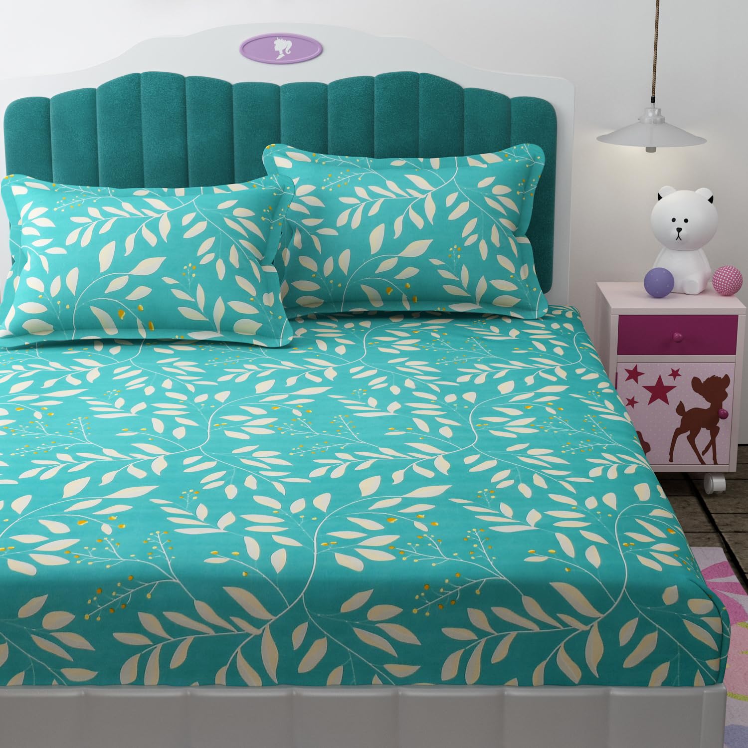 Florida Pink Floral Microfiber Bedsheet – Soft & Stylish -17