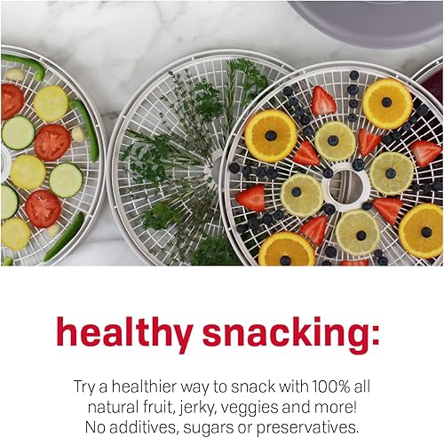 Miniatura 5 de Nesco FD-1018P Kit de deshidratador de alimentos de 1000 vatios