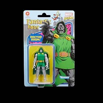 Marvel Legends Series Retro 375 Collection Doctor Doom 3.75-Inch Action Figures
