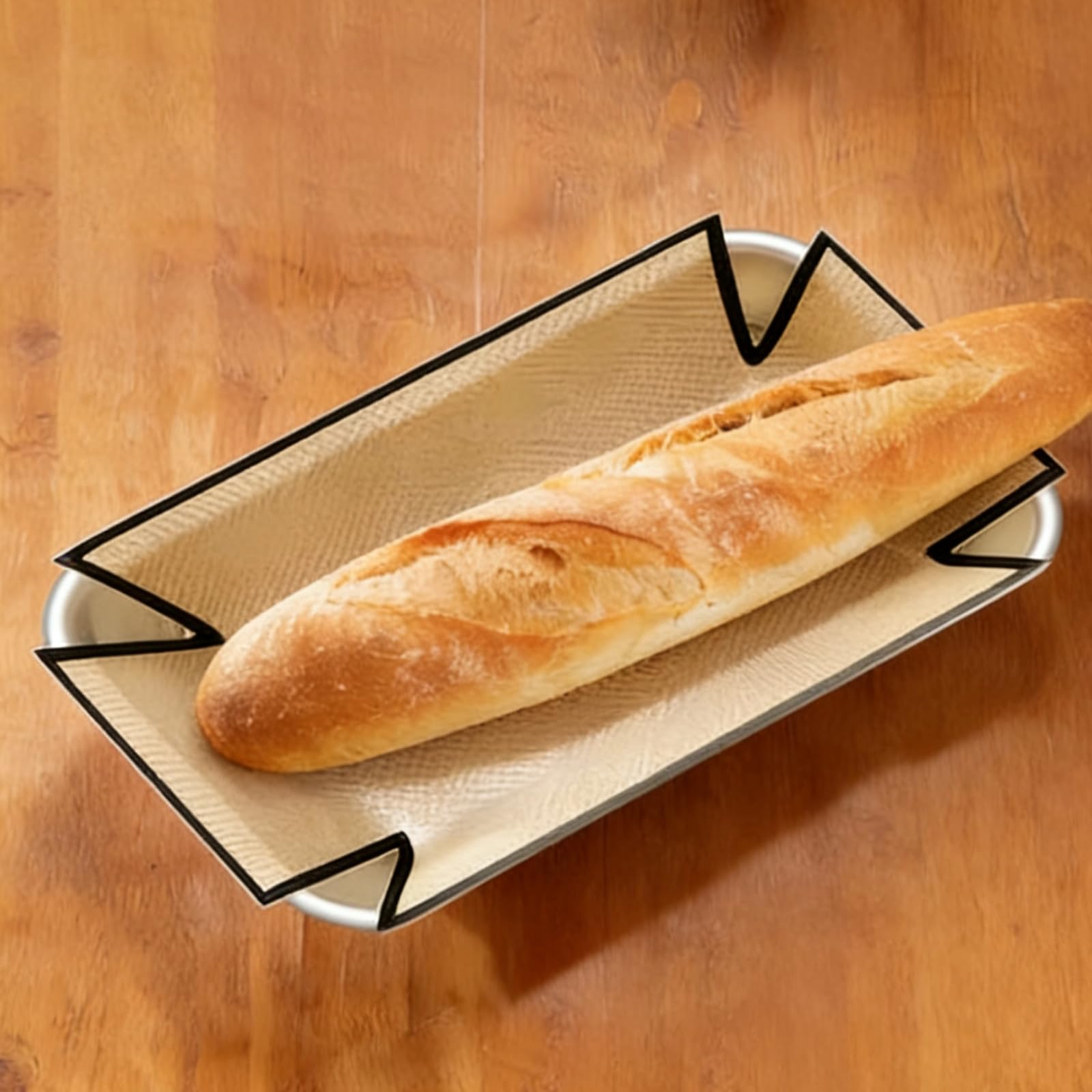3 Stück Silikon-Brotblech-Auskleider, graue Brotform-Liner, Silikon-Backmatte 27 x 37 cm, 0,7 cm dick, lebensmittelecht, antihaftend, hitzebeständig, wiederverwendbar für Backen und Braten