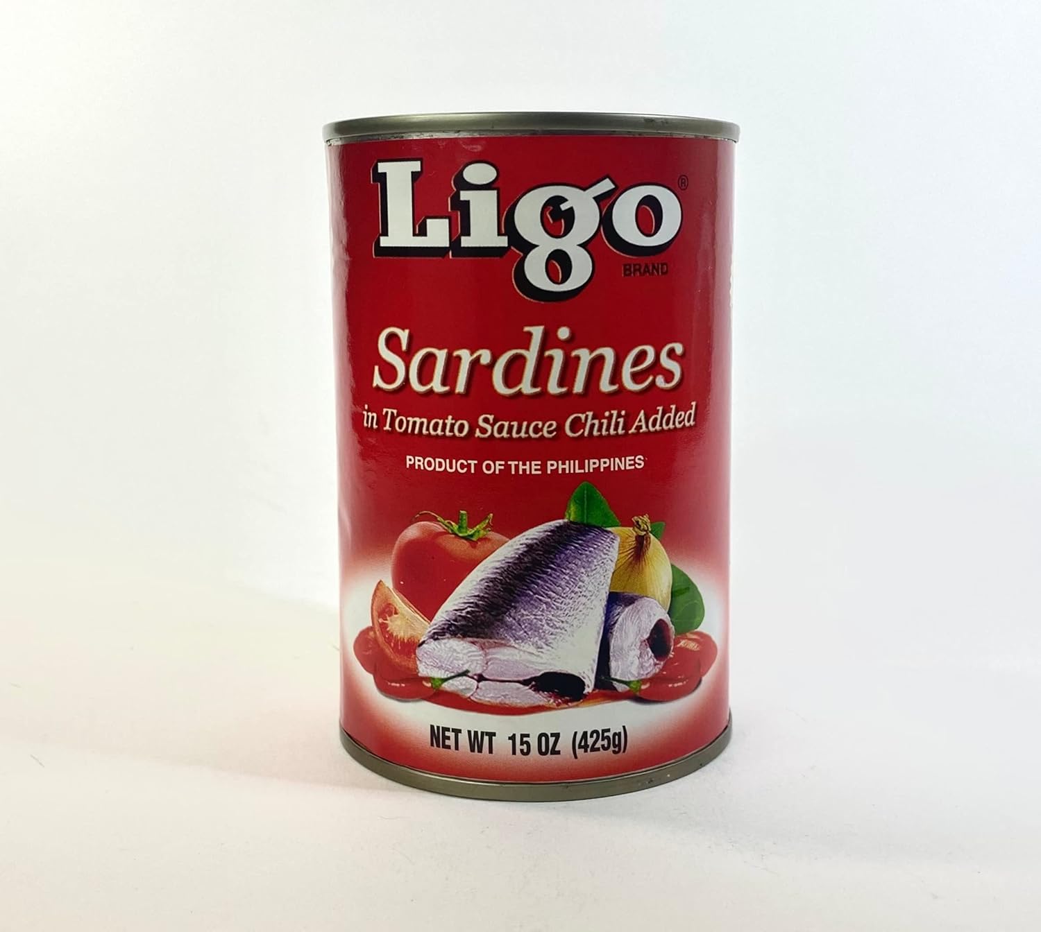 Ligo Sardines Tomato Sauce Chili 15oz (6 Pack)