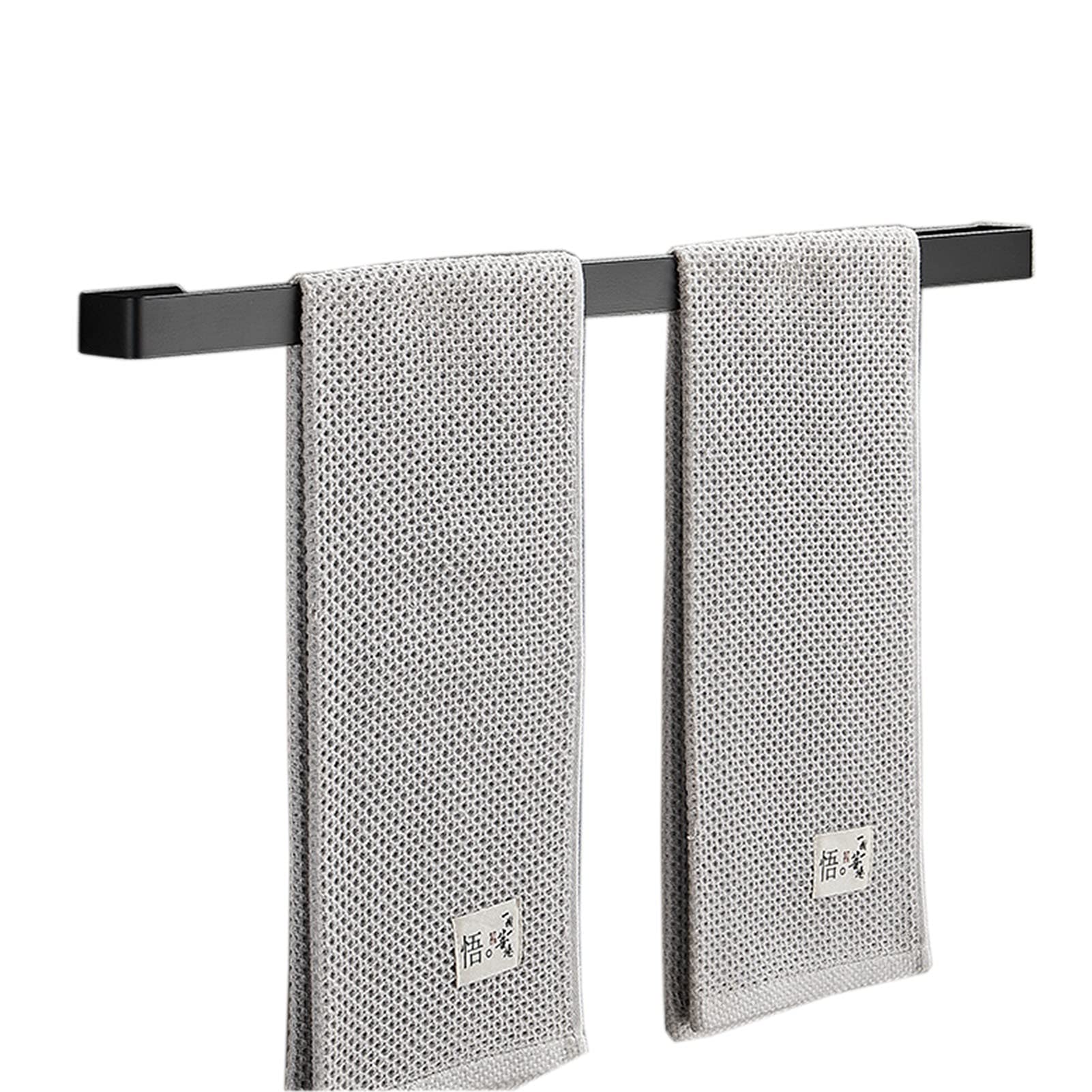 Porte-serviette en acier inoxydable CRODY simple et suspendu pour optimiser le rangement mural