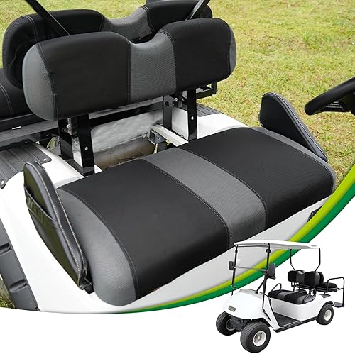 Miniatura 69 de Juego de fundas de asiento de carrito de golf, fundas para asientos delanteros de carrito de golf, ajuste para Club Car Precedent OEM, cojín