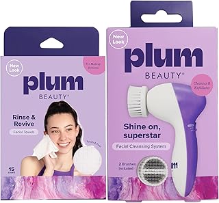 Plum Beauty Toallas faciales (15 toallas dese...