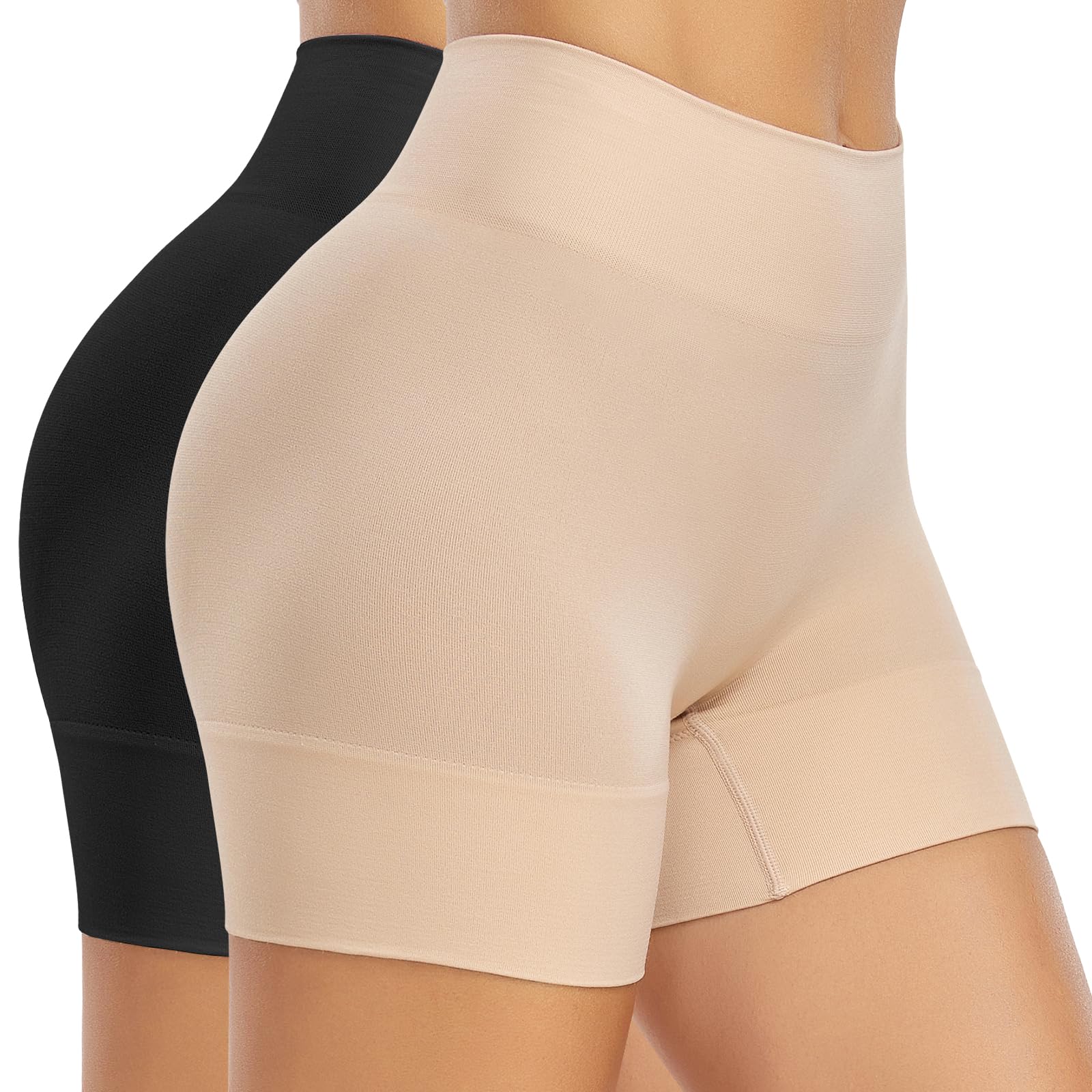 SIMIYA Radlerhose Damen Kurz Unterhosen Unter Kleid Shorts High Waist Kurze Hose Nahtlose Hotpants Sommer Boxershorts Slip Shorts S-3XL