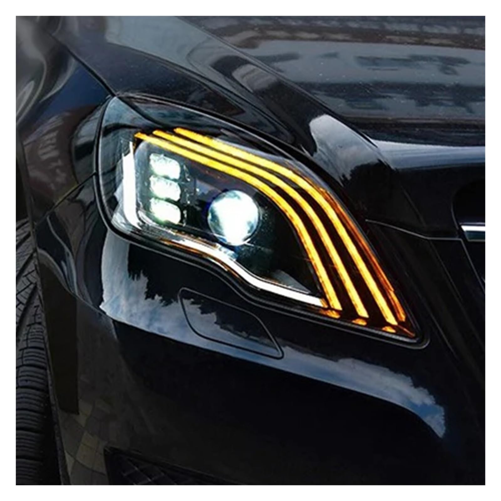 Lampada Fanale Posteriore Accessori auto Ha Condotto il Faro Per Benz W251 per Classe R R300 R350 R400 R500 2010-2017 Modificato Anteriore DRL Disabilita per luci di segnalazione