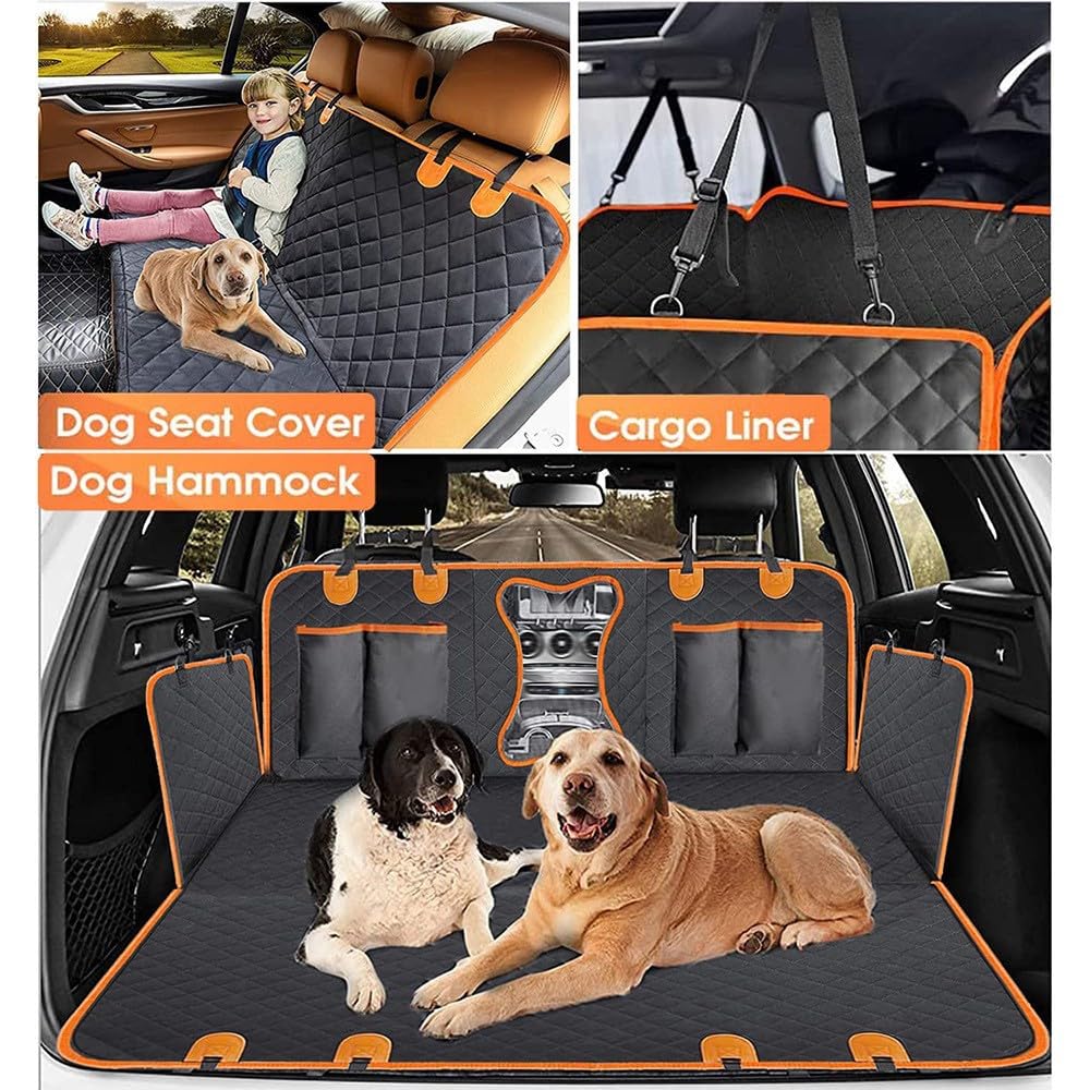 Fodere Sedili per Cani per Veicoli per RAM 3500 2000-2025, Coprisedile Auto per Cani, Protezione per Sedile per Animali per Auto