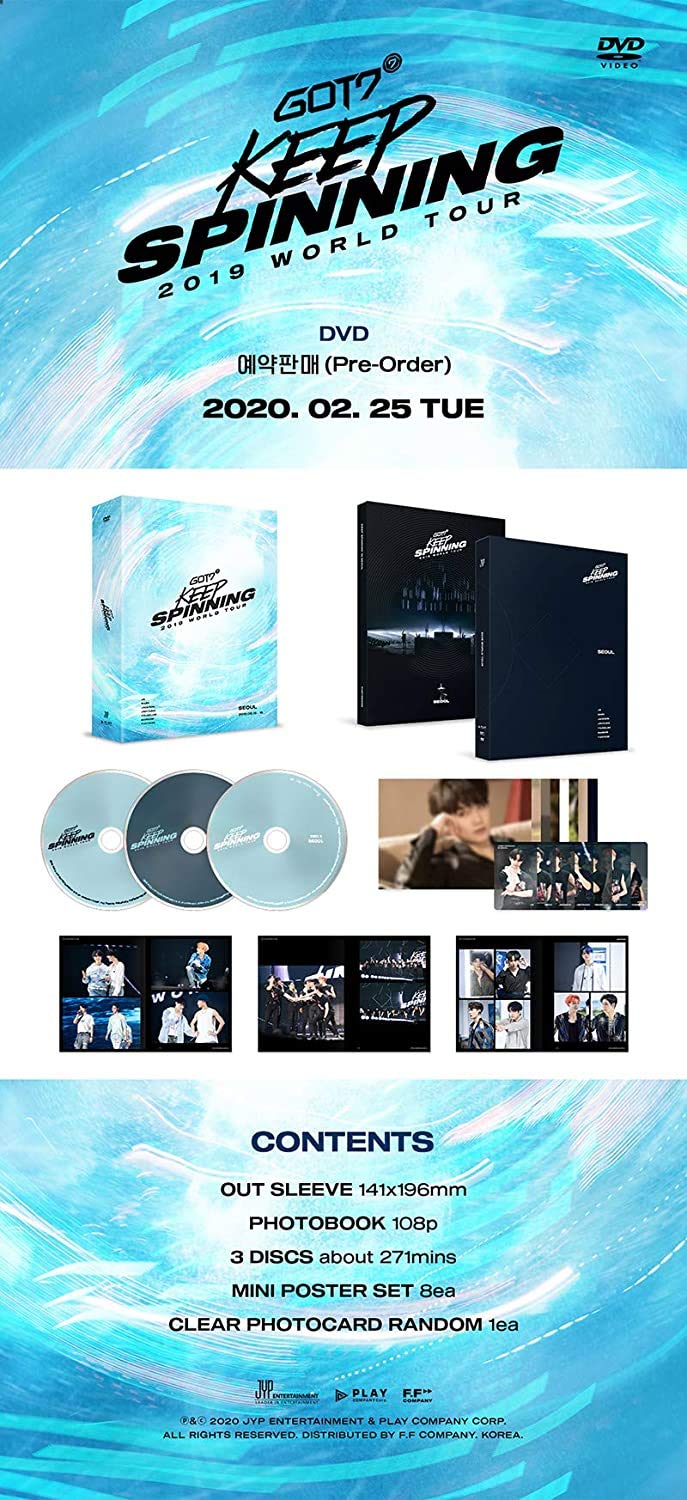 【Blu-ray】GOT7 KeepSpinning2019 WorldTour Blu-ray】GOT7 KeepSpinning2019 WorldTour GOT7 KEEP SPINNING
