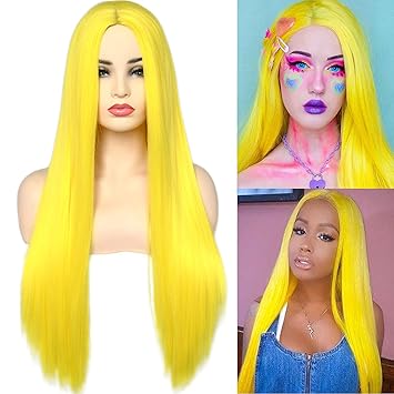 Pelucas sinteticas de colores Clearance