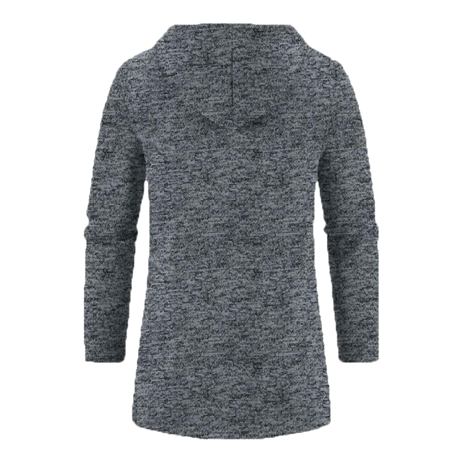 SRZYMJ Herren Strickjacke Cardigan, Sweatjacke Herren Ohne Kapuze Klassisch Sportjacke Leichte Jacke Stehkragen Fleecejacke Strickjacke mit Taschen Freizeitjacke Trainingsjacke Wintermantel