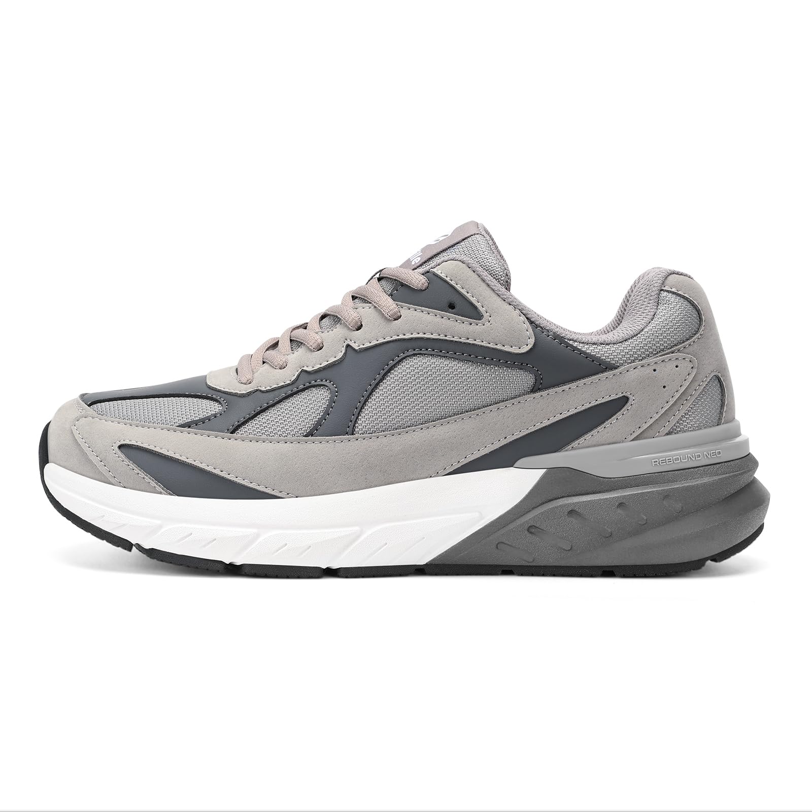 FitVille Extra Weite Laufschuhe Herren Gesundheitsschuhe Sneaker rutschfeste Turnschuhe Sportschuhe Dämpfung Joggingschuhe Atmungsaktiv Fitnessschuhe Bequeme Walking Schuhe