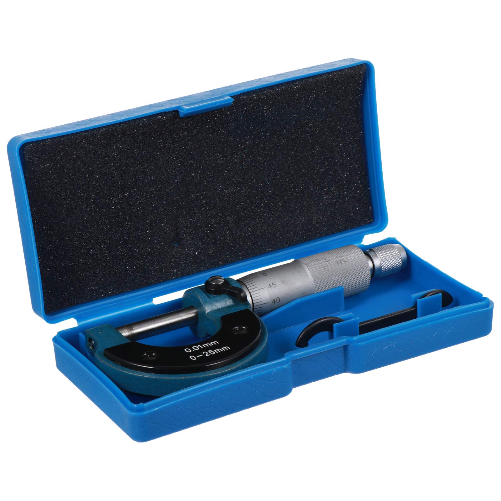 Sourcing Map 10pcs Feeler Gauge 0.25mm Thickness Gauge 65MN Steel Metric Gap Measuring Tool, Single Blade