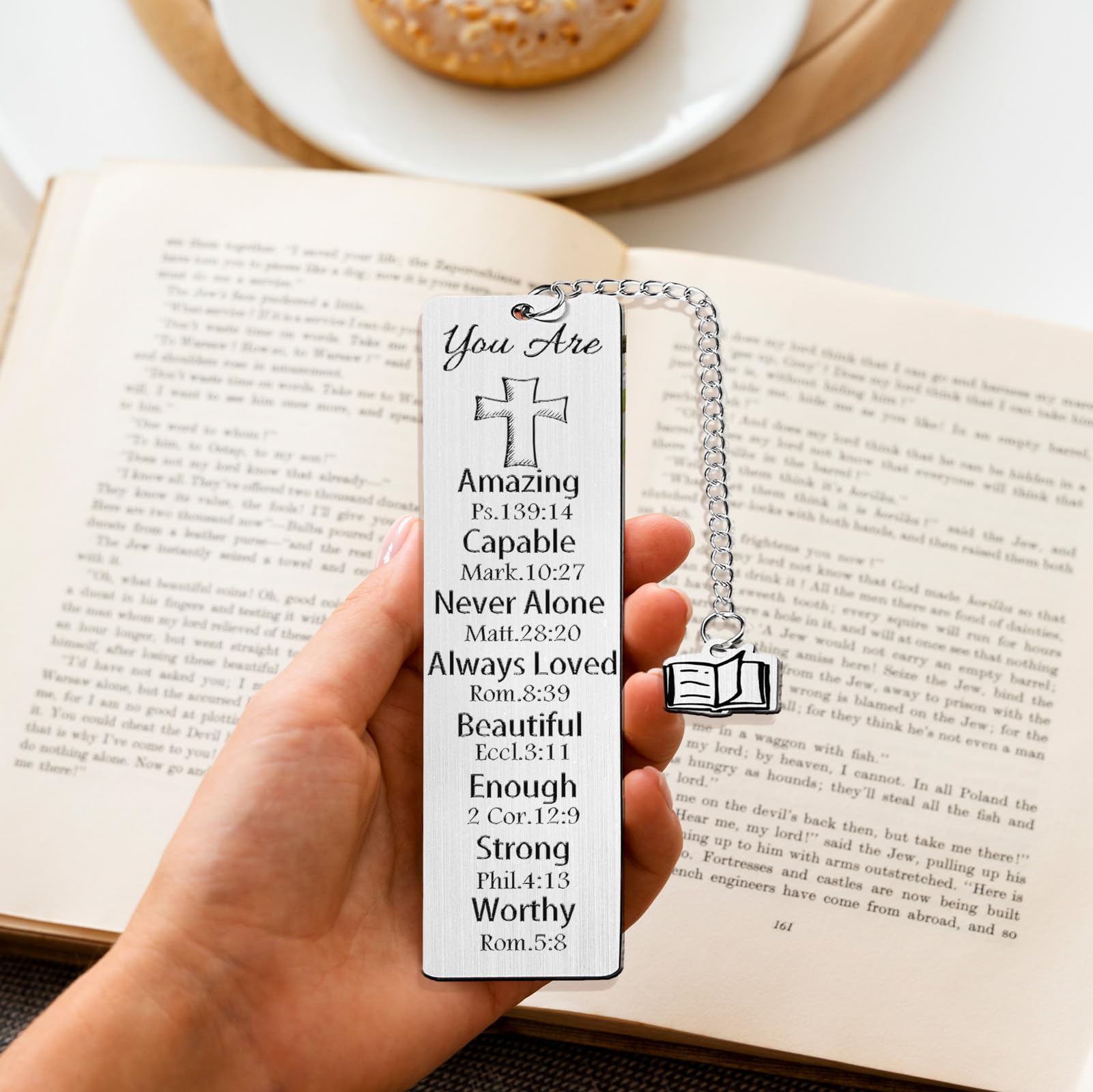 Zakładki biblijne, prezenty na chrzest i pierwszą komunię, zakładka chrześcijańska, zakładki dla kobiet, prezenty na chrzest dziewcząt, prezent na powrót do szkoły