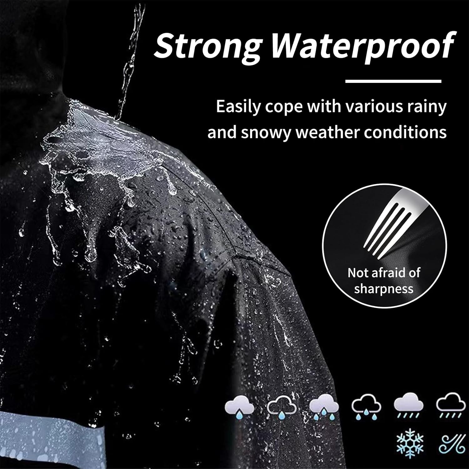 SooGree Waterproof Rain Suit for Men Women-Lightweight,Breathable Jacket and Pants Set for Hiking,Camping, Fishing Windproof