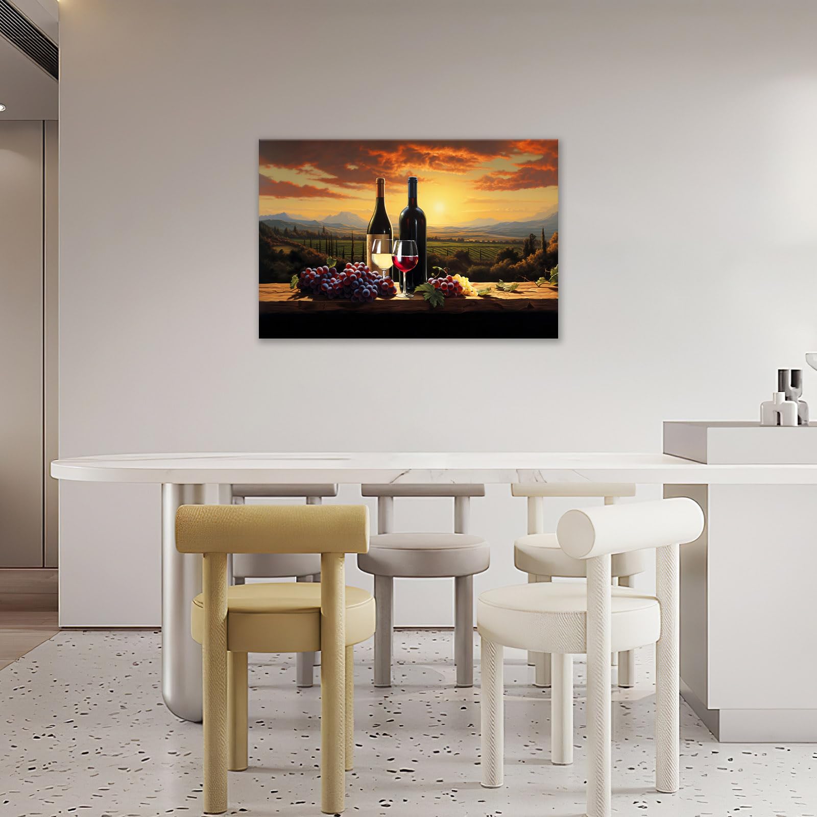 Large Wall Decorating Ideas With Wine Factory Large Capacity Wall