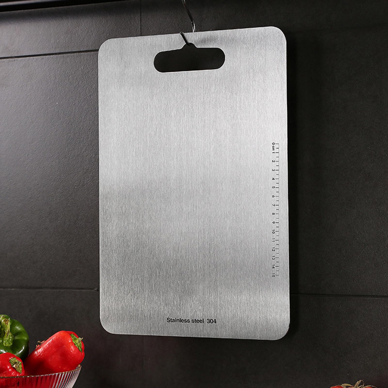 Placas de picar de acero inoxidable resistentes multiusos para cocineros domésticos y profesionales de la cocina