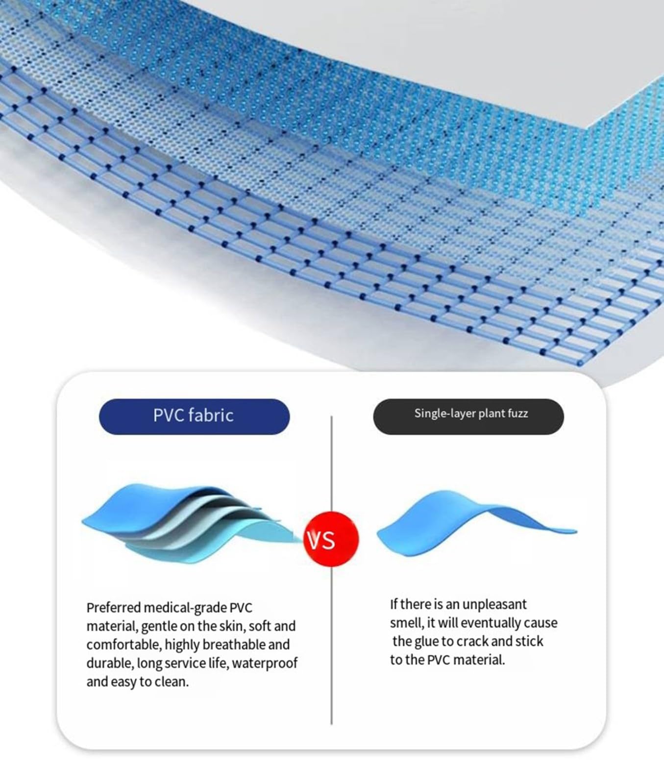 Materasso Antidecubito Con Compressore,Materasso Gonfiabile Per Anziani Con Foro Per WC,Prevenire E Lenire Le Piaghe Da Decubito,Portata 135 Kg,Impermeabile E Facile Da Pulire,200×90Cm