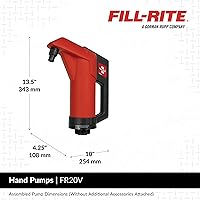Vista 4 de Fill-Rite Bomba manual de transferencia de combustible y aceite con palanca FR20V