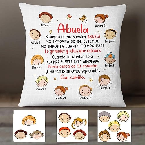 Miniatura 3 de Almohada española para mamá y abuela, regalos para Abuela en Español para el Día de las Madres, regalos para Abuelita Abuela Los mejores regalos