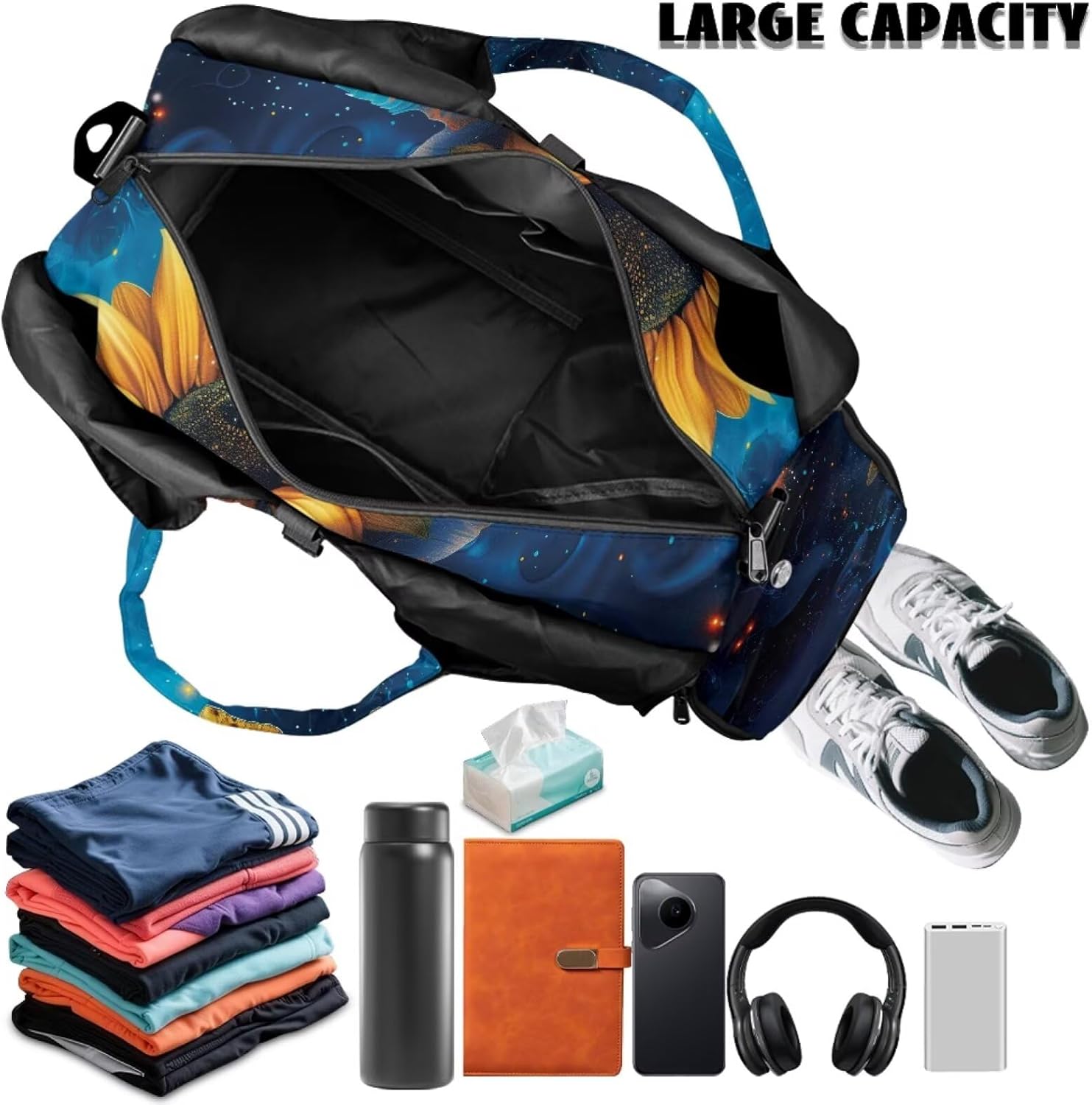 Yoga Mat Bag for Men Women Canvas Yoga Mat Carrier Take In Out Mat Easily for Beach Swim Bags Pool Sports Gym