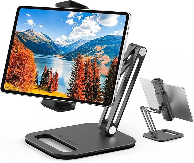 ULANZI iPad Stand for Desk, iPad Stands and Holders Height Adjustable
